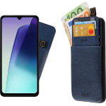 Idol 1991 ���� Xiaomi Redmi 14C 4G/Poco C75 4G 6,88'' ANTI-Rfid Leather Smart Wallet Camera Guard BLUE