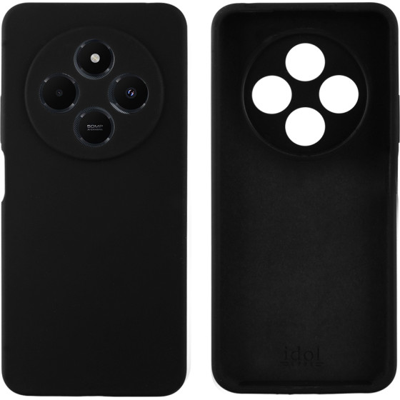 Idol 1991 ���� Xiaomi Redmi 14C 4G/Poco C75 4G 6.88'' Velvet Elite Tpu 4 Side Full Camera Protection BLACK