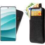 Idol 1991 ���� Xiaomi Redmi Note 14 Pro 5G 6.67'' ANTI-Rfid Leather Smart Wallet Full Camera Protection BLACK