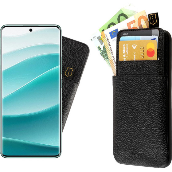 Idol 1991 ���� Xiaomi Redmi Note 14 Pro 5G 6.67'' ANTI-Rfid Leather Smart Wallet Full Camera Protection BLACK