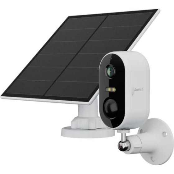 Arenti Wire-Free Wi-Fi 3MP/2K Rechargeable Battery Camera With Solar Panel - (GO1 KIT1)