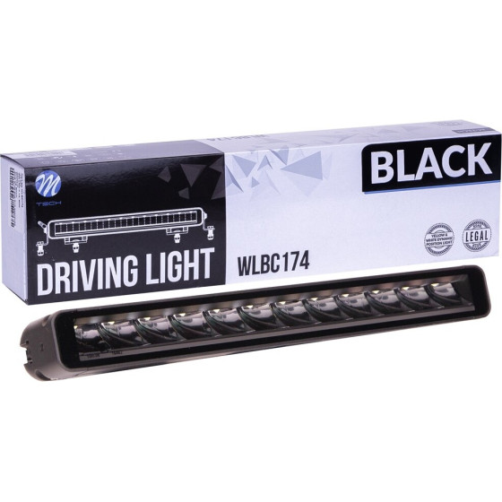 M-Tech ��������� Driving Light Black Series 12x5W Led 12-48V 60W 5.700K 5.040lm 2 ������� 367x54x58mm - 1 ���. - (WLBC174)