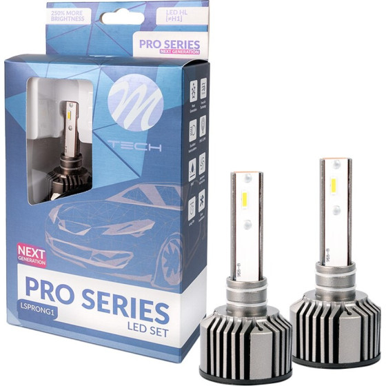 M-Tech ����� Led H1 12V 40W IP65 5.700K 5.200lm Osram Led Set Pro Next Generation - 2 ���. - (LSPRONG1)