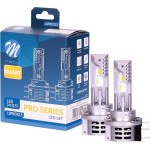 M-Tech ����� Led H15 12V IP65 6.000K 4.600lm Led Set Pro Smart Series - 2 ���. - (LSPROS15)