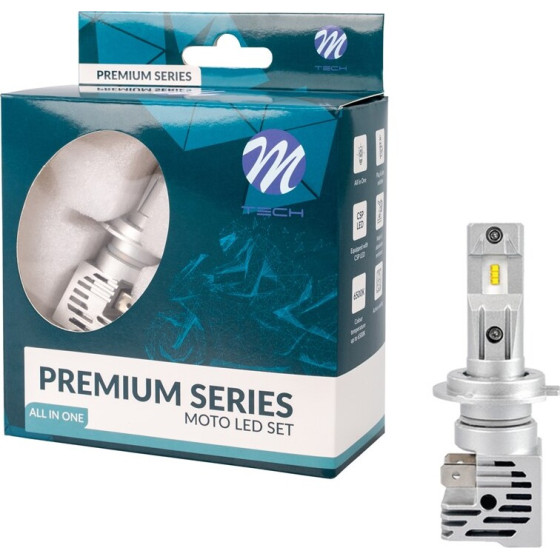 M-Tech ����� Led H7 9-32V 6.500K 5.000lm 50W CSP1860 Led All In One Premium Series - 1 ���. - (LSAL7-01B)