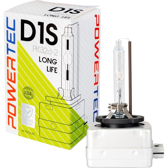 M-Tech ����� Xenon D1S 85V 35W 4.300k max3200lm PK32d-2 Powertec Long Life 01C - 1 ��� - (PTZLLD1S)