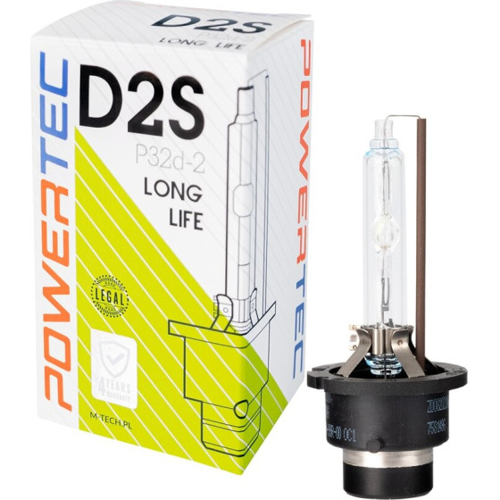 M-Tech ����� Xenon D2S 85V 35W 4.300k max3200lm PK32d-2 Powertec Long Life 01C - 1 ��� - (PTZLLD2S)