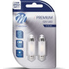 M-Tech �������� ����������� C5W/C10W 39mm SV8.5 12V 170lm 2x2835SMd Led Dioda Premium CAN-Bus ����� 2���. - (LB362W)