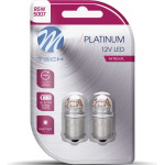 M-Tech �������� R5W 12/24V BA15s 5x2835SMd Led CAN-Bus ��������� (����������-���������) Platinium Blister - 2 ���. - (LB833Y-02B)