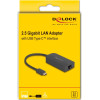 DeLock ���������� ������� USB, 2.5GBps Ethernet, ������ - (66045)