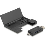 DeLock Card Reader ��� Sd & Micro SD, �� ����, USB/USB-C, 5Gbps, ����� - (91014)