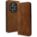 Bodycell Book Case Pu Leather Xiaomi Redmi 14C 4G Brown - (BB-00193)