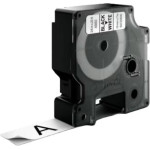 ������ ������������� Dymo Ind Rhino Tape Permanent Polyester Black On White 19mm - (S0718220)