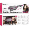 Hoco Electric Straightening Hair Comb With Digital DISPLAY, Rose Red - (HP44)