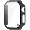 Volte-Tel Tempered Glass Apple Watch 10 46mm 1.96'' 9H 0.30mm Pc Edge Cover With Key 3D Full Glue Full Cover BLACK