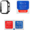 Volte-Tel Tempered Glass Apple Watch 10 46mm 1.96'' 9H 0.30mm Pc Edge Cover With Key 3D Full Glue Full Cover BLACK