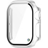 Volte-Tel Tempered Glass Apple Watch 10 46mm 1.96'' 9H 0.30mm Pc Edge Cover With Key 3D Full Glue Full Cover SILVER