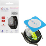 Volte-Tel Tempered Glass Samsung Watch 7 44MM 1.5'' 9H 0.30mm 2.5D Easy Application Full Glue Full Cover TRANSPARENT