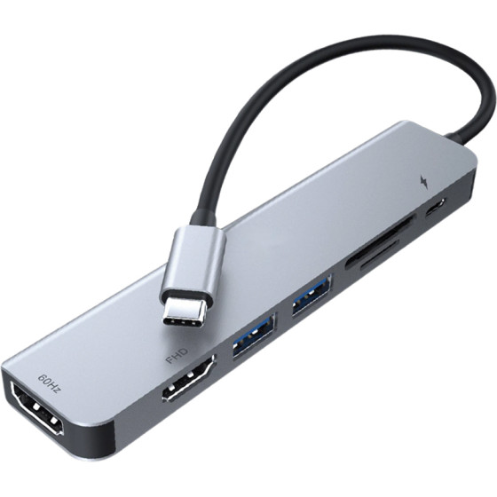 Lamtech 7-IN-1 USB-C Docking Station Hub PD100W - (LAM114338)