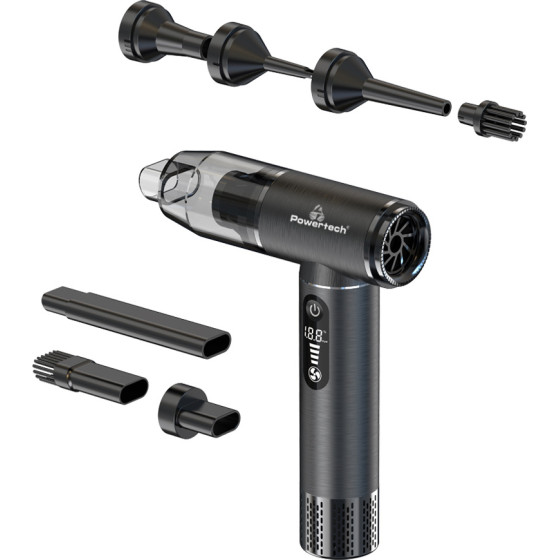 Powertech 2 �� 1 �������� ������ & Air Duster 75W, 5000mAh, ����� - (PT-1317)