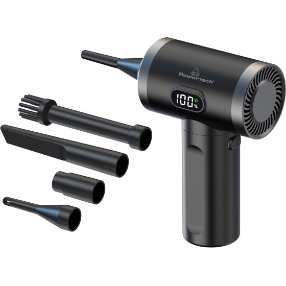 Powertech ��������� Air Duster �� Led ����, 50W, 3600mAh, ����� - (PT-1316)