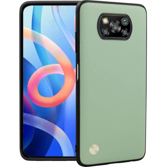 Bodycell Vegan Cover Xiaomi Poco X3 Light Green - (FC-00303)