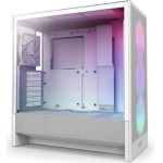 NZXT H Series H5 (2024) Flow Rgb Edition Atx Mid Tower Chassis White Color - (CC)