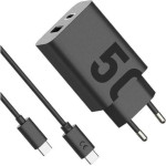 Motorola ������ ������������� �� 2xUsb �ype-C ��� �ype-A �� USB-Pd ��� ������� 1�. Type-C �� Type-C-50W - (SJMC502)