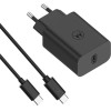 Motorola ������ ������������� �� 2xUsb �ype-C ��� �ype-A �� USB-Pd ��� ������� 1�. Type-C �� Type-C-50W - (SJMC502)