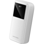 Vention 30.000mAh Power Bank (Micro-Usb + USB-C + USB-A + USB-A) 22.5W Black Led Display Type - (FHMW0)