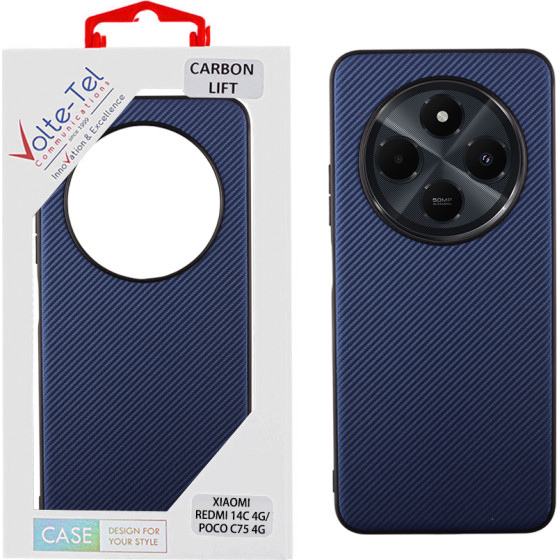 Volte-Tel ���� Xiaomi Redmi 14C 4G/Poco C75 4G 6.88'' Carbon Lift Camera Guard BLUE