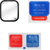 Volte-Tel Tempered Plexi Glass Apple Watch 10 46mm 3D Edge 1.96'' 9H 0.30mm Full Glue Full Cover BLACK