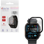 Volte-Tel Tempered Plexi Glass Apple Watch Ultra 2 49mm 3D Edge 1.92'' 9H 0.30mm Full Glue Full Cover BLACK