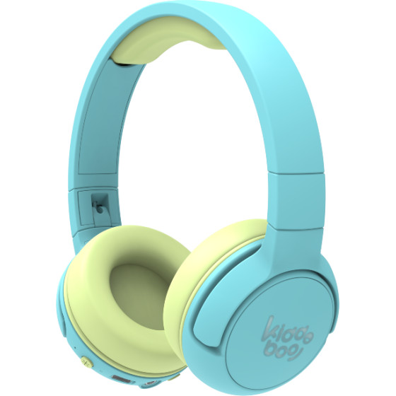 Kiddoboo Bluetooth Headphones Ocean (Mint) - (KBHB02-MNT)