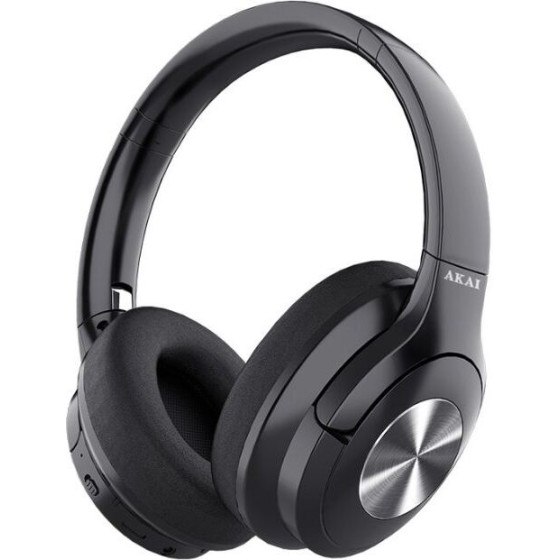 Akai �������� Over Ear ������������� ��������� �� Bluetooth, Handsfree ��� Aux-In - (BTH-P100)