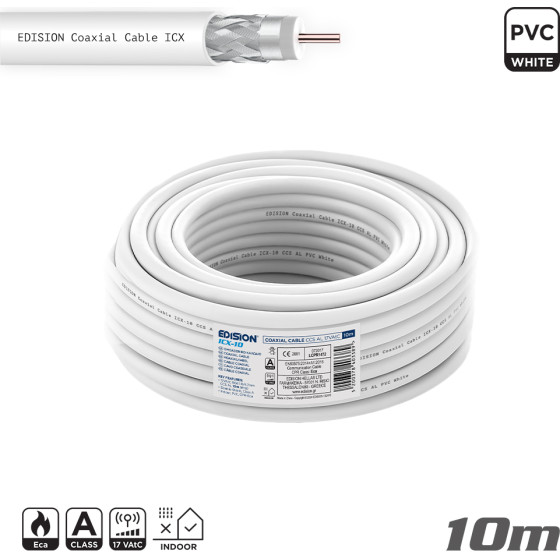 Edision ������� Coaxial ICX-10 Ccs Al Eca Pvc ����� 10m