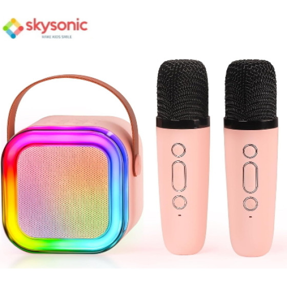 Skysonic K8 ������� ����� Bluetooth �� 2 �������� ��������� (Led Rgb Light/1200mAh/Type-C) ��� - (04243)
