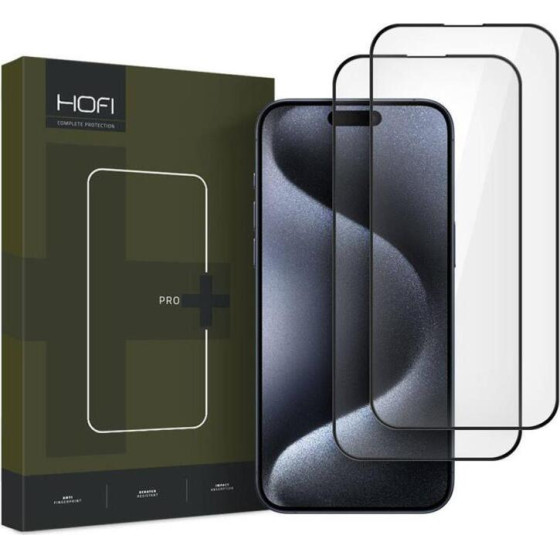 Hofi Tempered Glass Full Face Pro+ Apple Iphone 16 ����� (2 ���.) - (0040426)