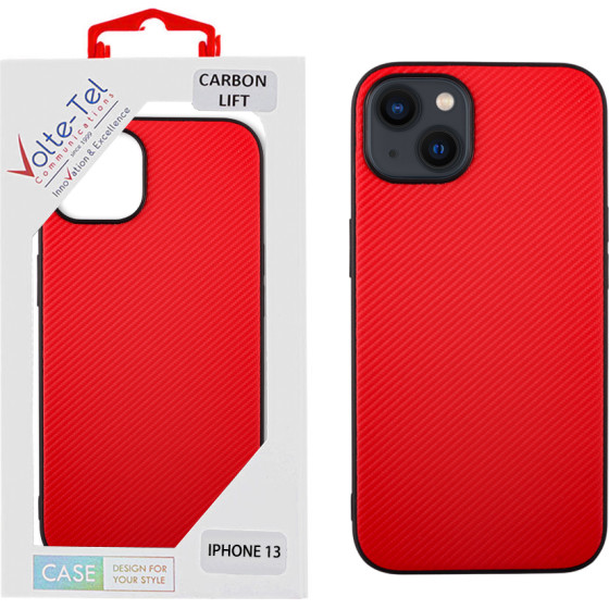Volte-Tel ���� Iphone 13 6.1'' Carbon Lift Camera Guard RED