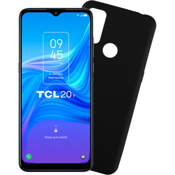 Volte-Tel ���� Tcl 20Y/20E 6.52'' Silicon Tpu Camera Guard BLACK