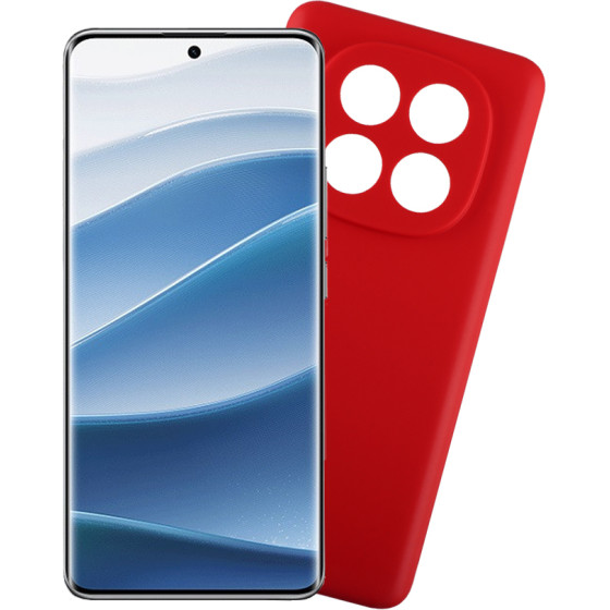 Volte-Tel ���� Xiaomi Redmi Note 14 Pro 5G 6.67'' Silicon Tpu Full Camera Protection RED