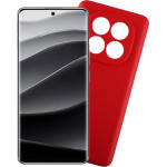 Volte-Tel ���� Xiaomi Redmi Note 14 Pro Plus 5G 6.67'' Silicon Tpu Full Camera Protection RED