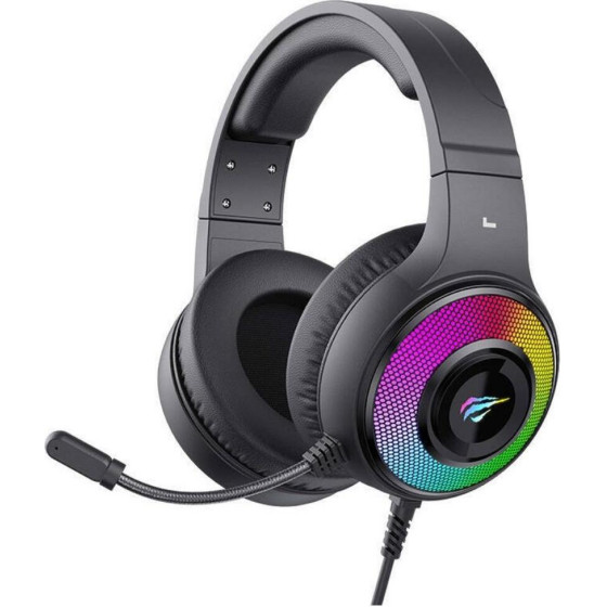 Havit Gaming Headphones H2042d Rgb Black - (H2042D-B)