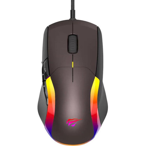 Havit Gaming Mouse Rgb Brown - (MS959S)