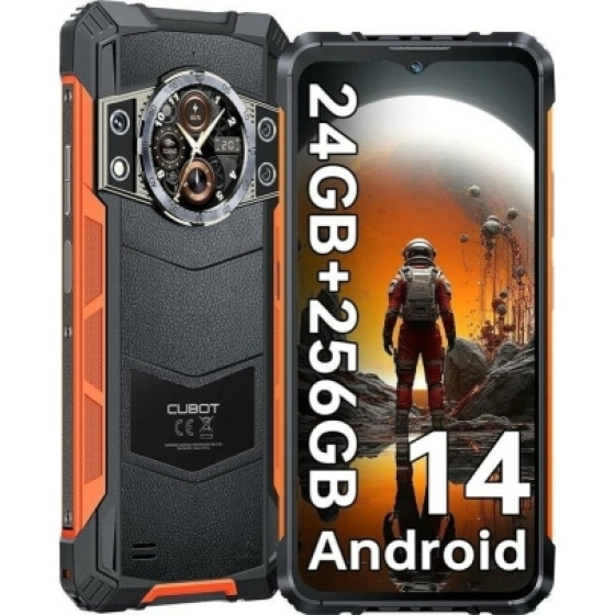 Cubot Kingkong Ace 3 4G 256 (8GB Ram +16GB Extended) Dual-Sim Black Orange EU