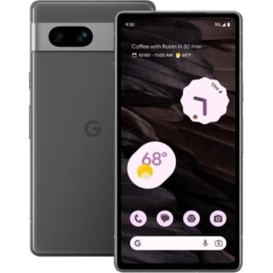 Google Pixel 7a 5G 128GB (8GB Ram) Single-Sim +Esim Charcoal Eu - (GA03694-GB)