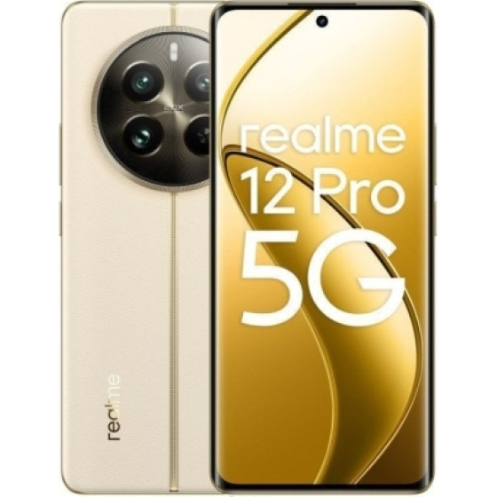 Realme 12 Pro 5G 256GB (12GB Ram) Dual-Sim Navigator Beige Eu - (RMX3842)