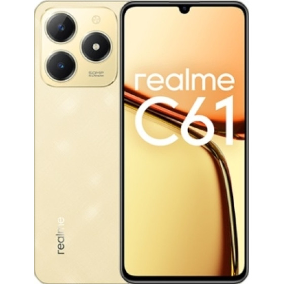 Realme C61 4G 256GB (6GB Ram) Dual-Sim Sparkle Gold EU