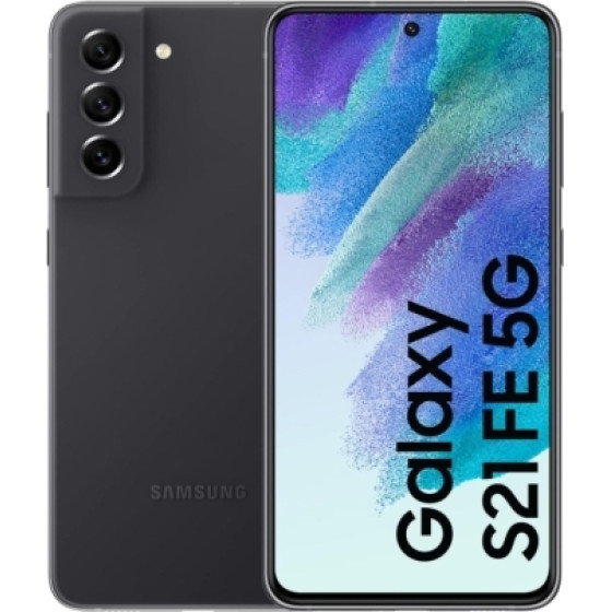 Samsung Galaxy S21 Fe (G990 2022) 5G 128GB (6GB Ram) Dual-Sim Graphite Eu - (SM-G990BZADEUB)