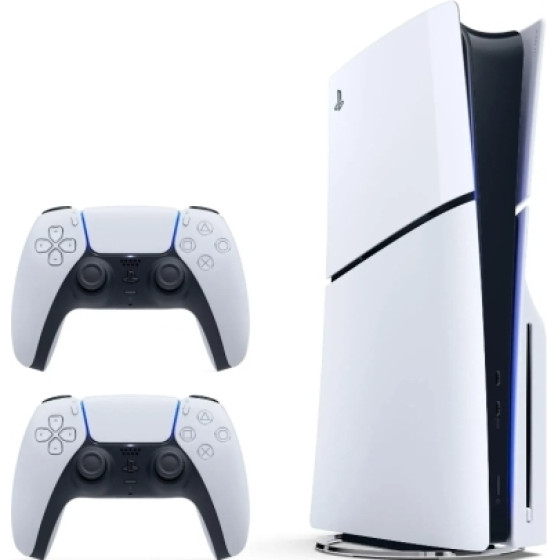 Sony ������� ������� ���������� Playstation 5 Slim Disc Version +2x Dual Sense Eu - (PS5DISCSLIM2C)
